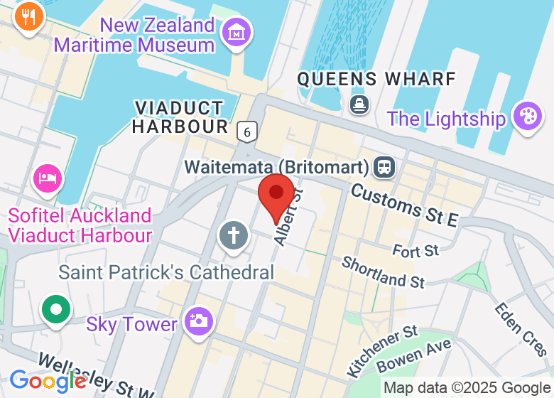 Map showing location of Anthony Harper (Auckland)