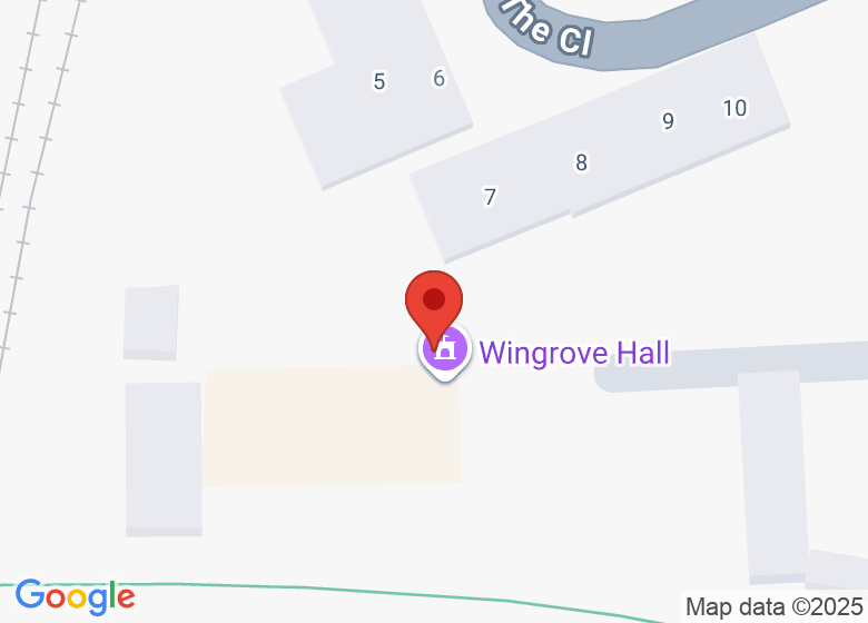 Map showing location of Wingrove Scout Hall