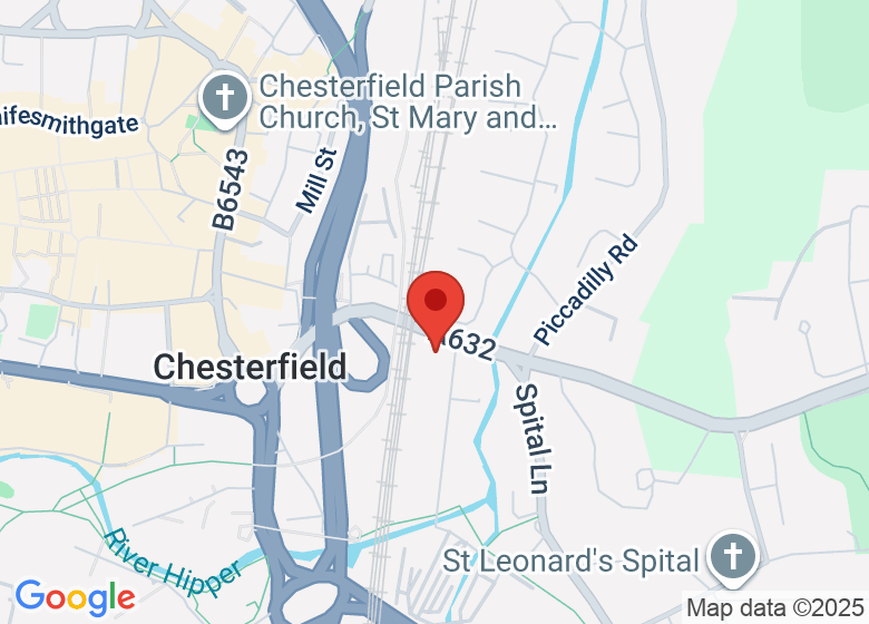 Map showing location of Riverside Club