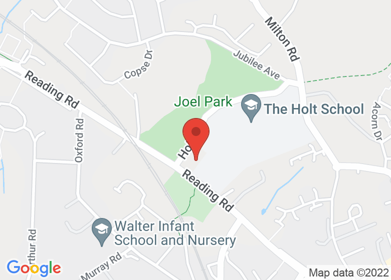 Map showing location of St Pauls Parish Hall