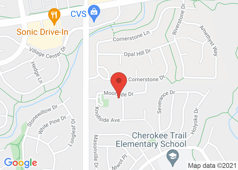 Map showing location of Nina's Stamp Studio