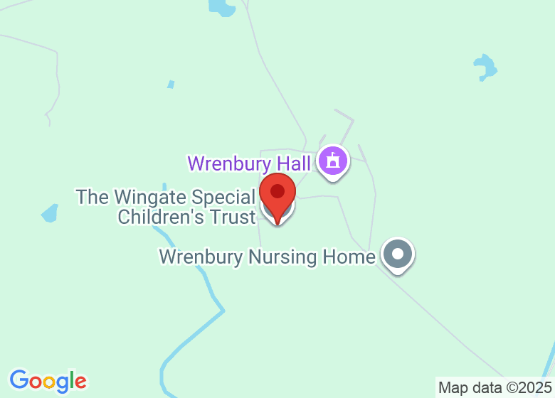 Map showing location of The Wingate Special Children's Trust