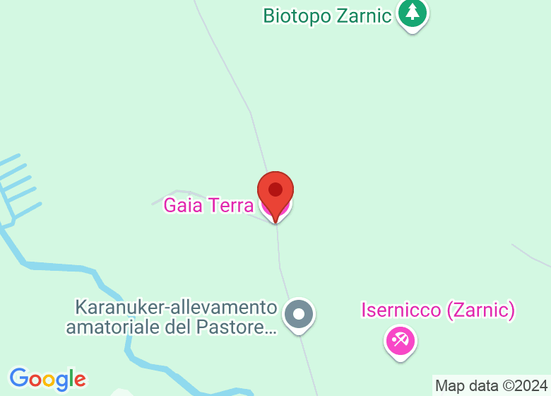 Map showing location of Gaia Terra