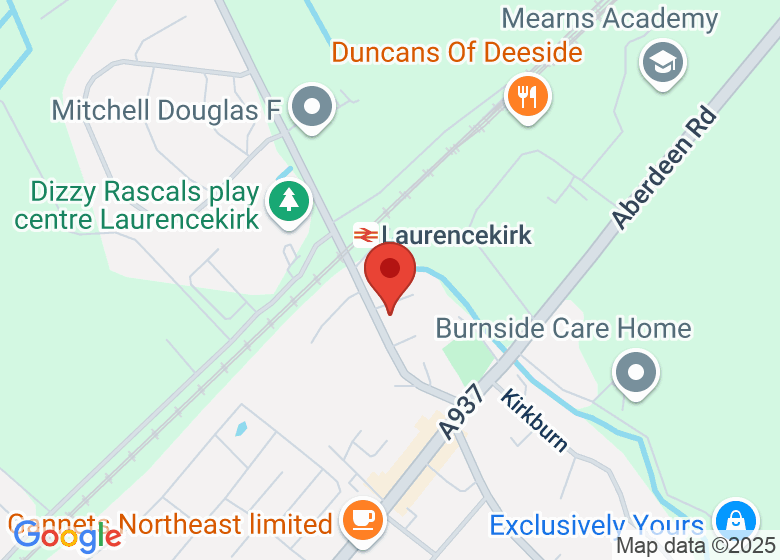 Map showing location of Dickson Memorial Hall