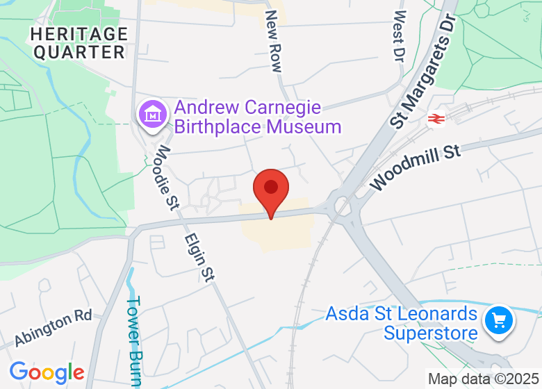 Map showing location of Dell Farquharson Community Leisure Centre