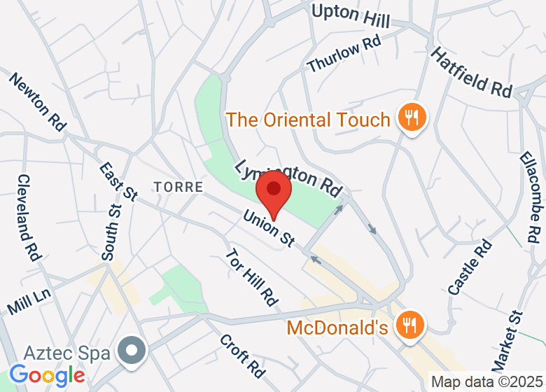 Map showing location of Play Cafe