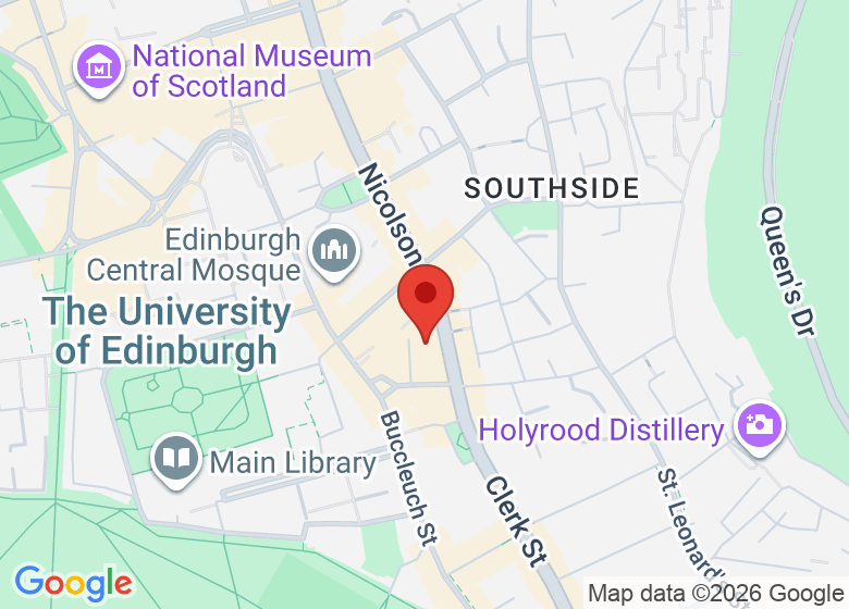 Map showing location of Southside Community Centre