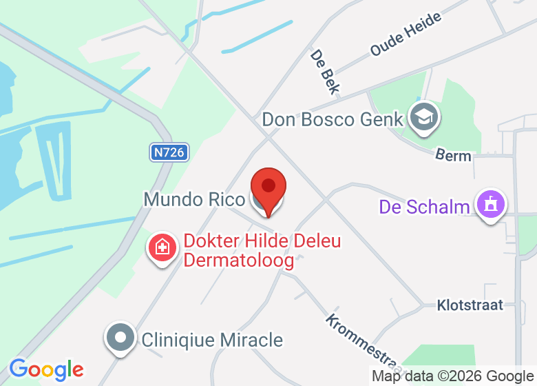 Map showing event location