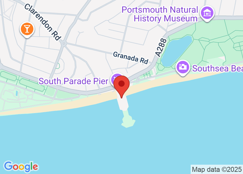 Map showing location of The Gaiety Southsea