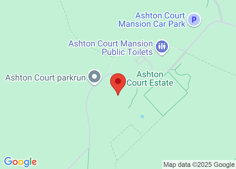 Map showing location of Ashton Court Mansion (outside nearby)