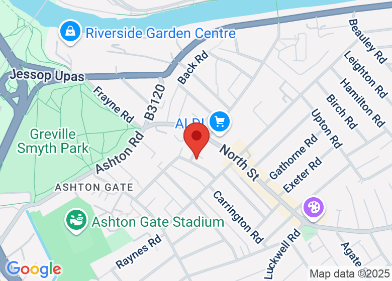 Map showing location of St. Francis Centre