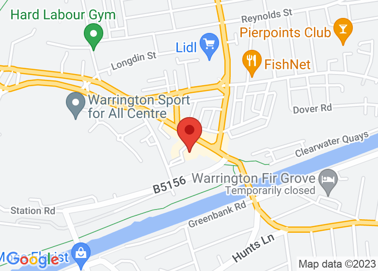 Map showing location of The Bridge Shopping Centre