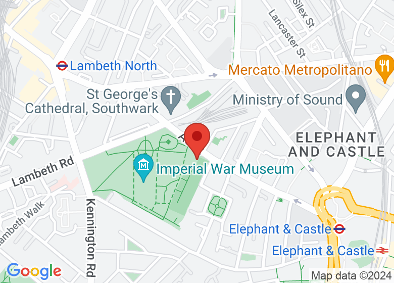 Map showing location of Geraldine Mary Harmsworth Sports Facility