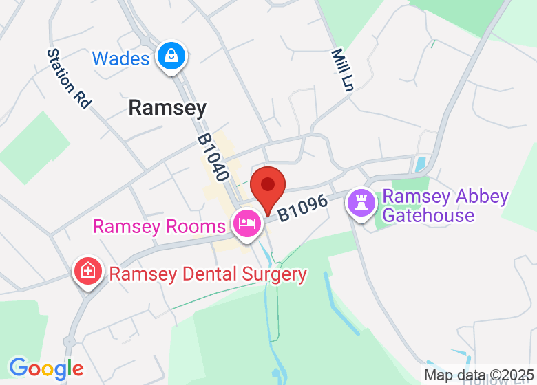 Map showing location of The  Whispering Angel