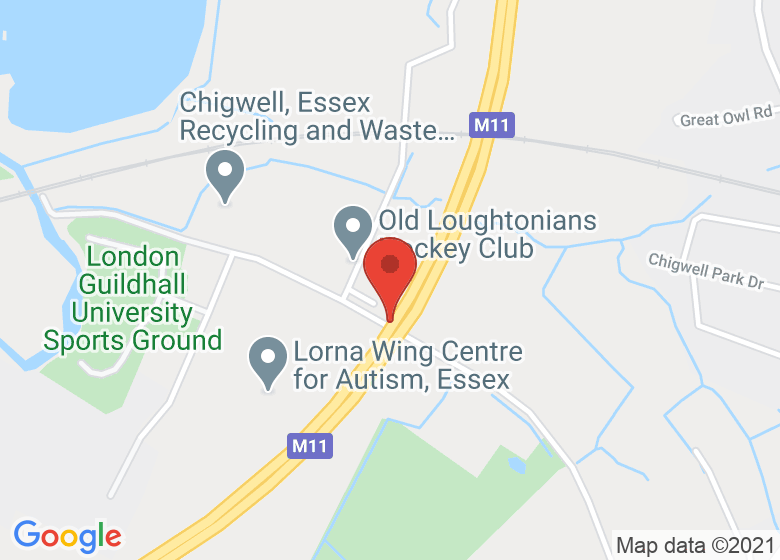 Map showing location of Old Loughtonians Hockey Club