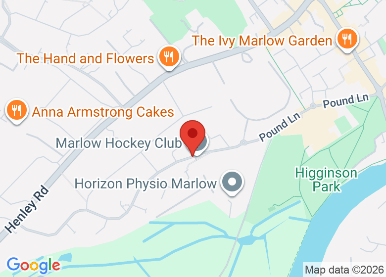 Map showing location of Marlow Cricket Club