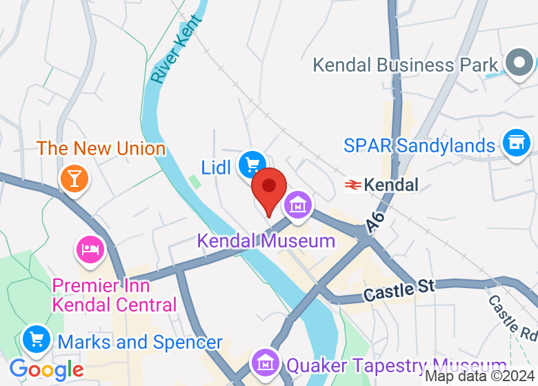 Map showing location of Outside-In Cumbria