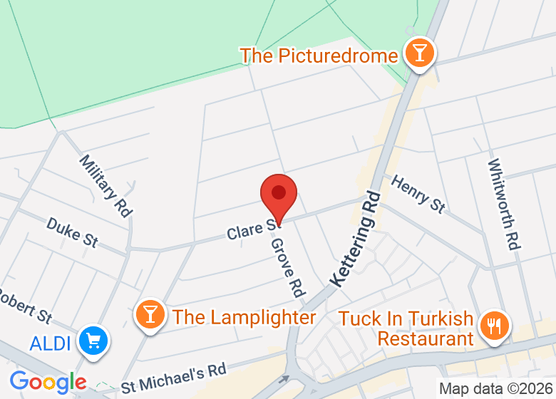 Map showing location of The Swan & Helmet