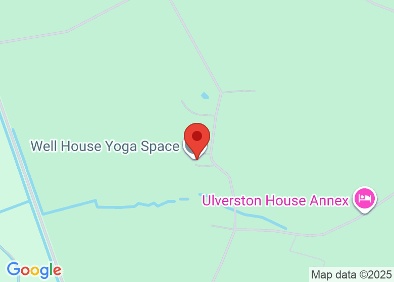 Map showing location of Well House Yoga Space