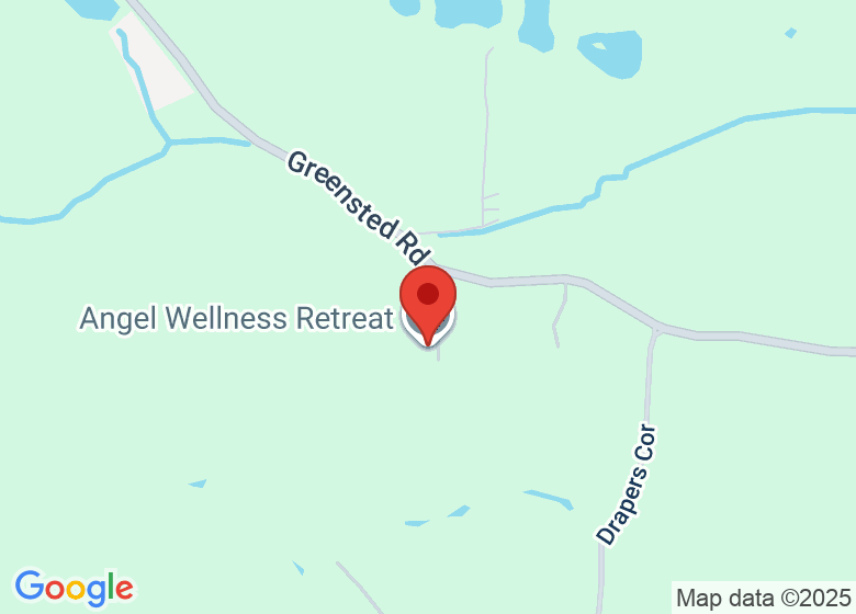 Map showing location of Angel Wellness Retreat