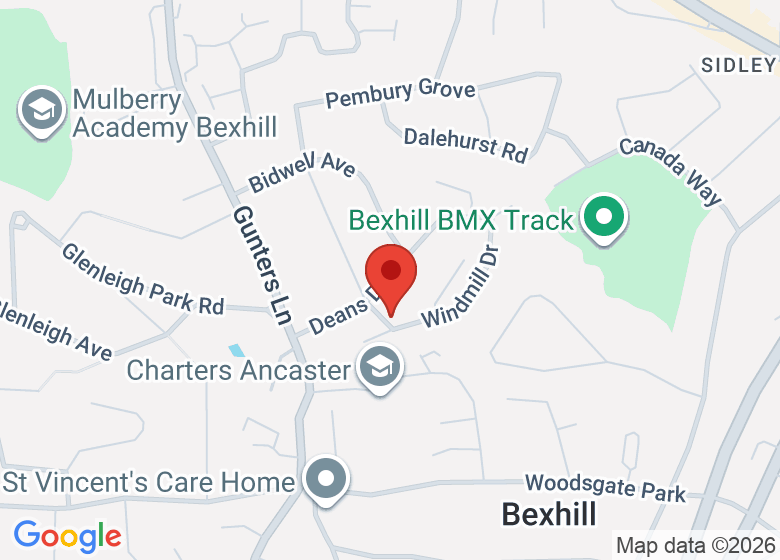 Map showing location of Younique Wellbeing Studios