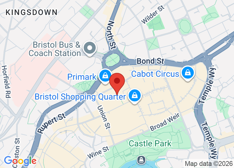 Map showing location of Sparks Bristol