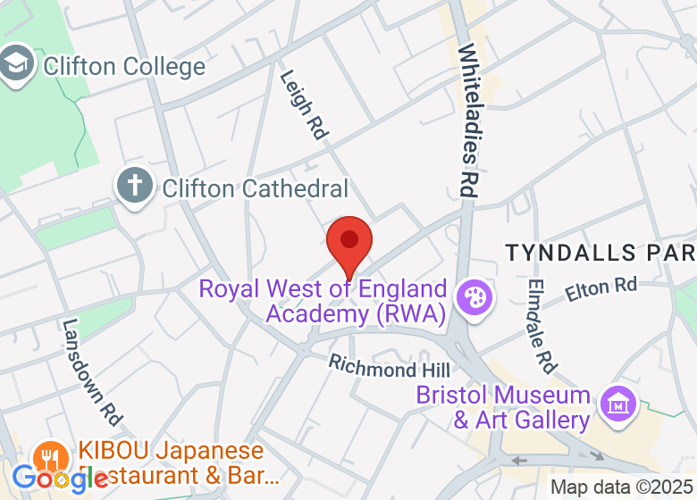 Map showing location of The Bristol Improv Theatre