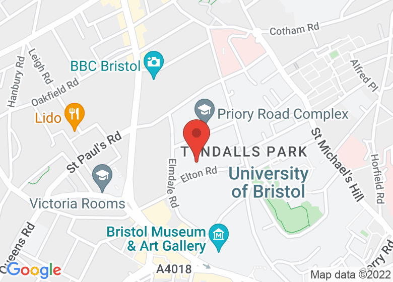Map showing location of BGS Drama Studio (in 1532 Performing Arts Centre)