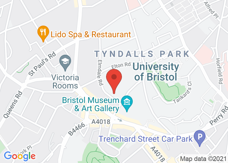 Map showing location of Bristol Grammar School Gym & Sports Hall