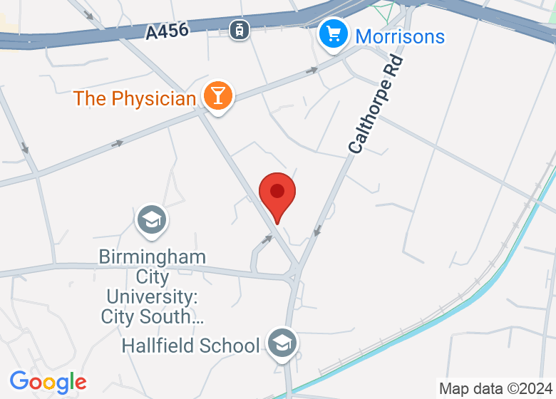 Map showing location of The High Field Studio