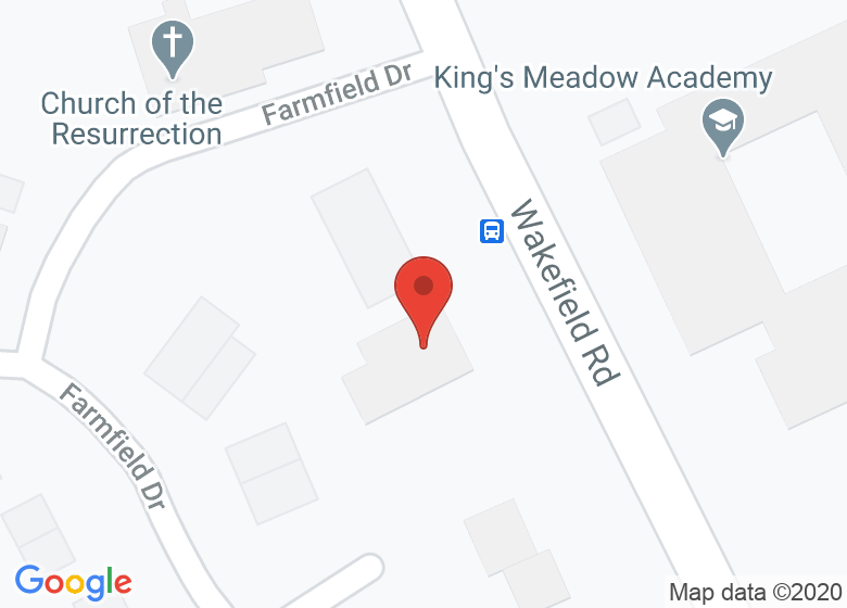 Map showing location of DF Studios