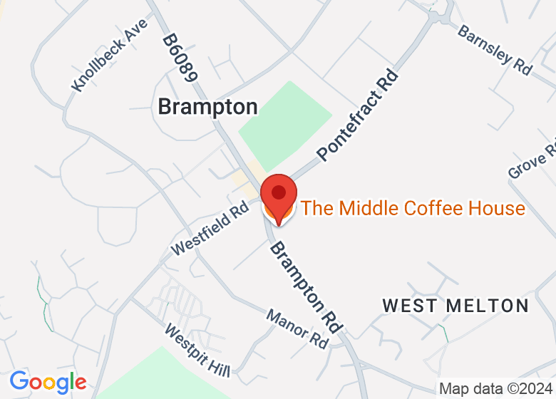Map showing location of The Middle Coffee House Ltd