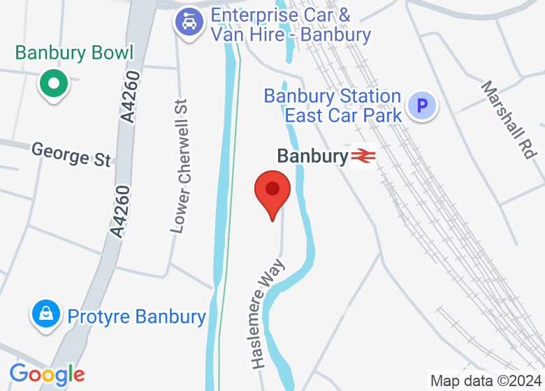 Map showing event location