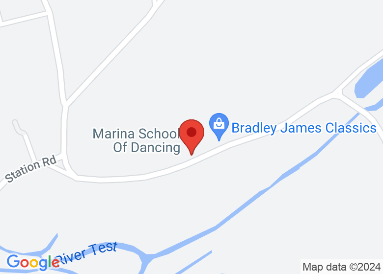 Map showing location of Lullaby Lounge Overton 