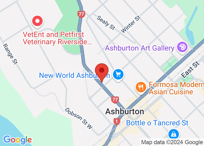 Map showing location of Ashburton Playcentre | Preschool Education