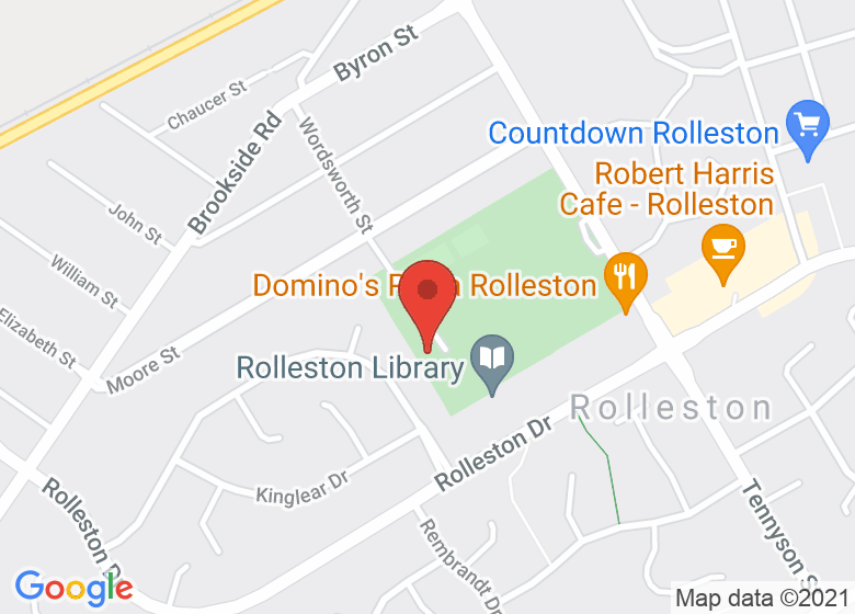 Map showing location of Rolleston Playcentre