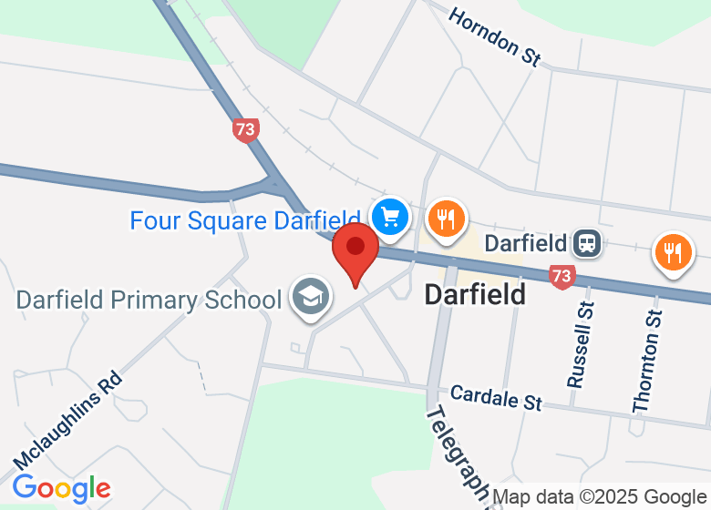Map showing location of Darfield Playcentre