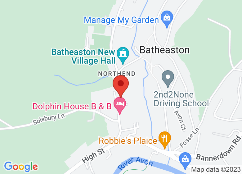 Map showing location of Mike's Meadow Creative Roots - Outdoor Learning