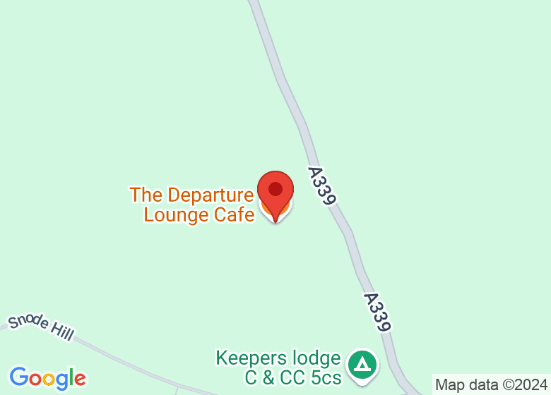 Map showing location of The Departure Lounge Cafe