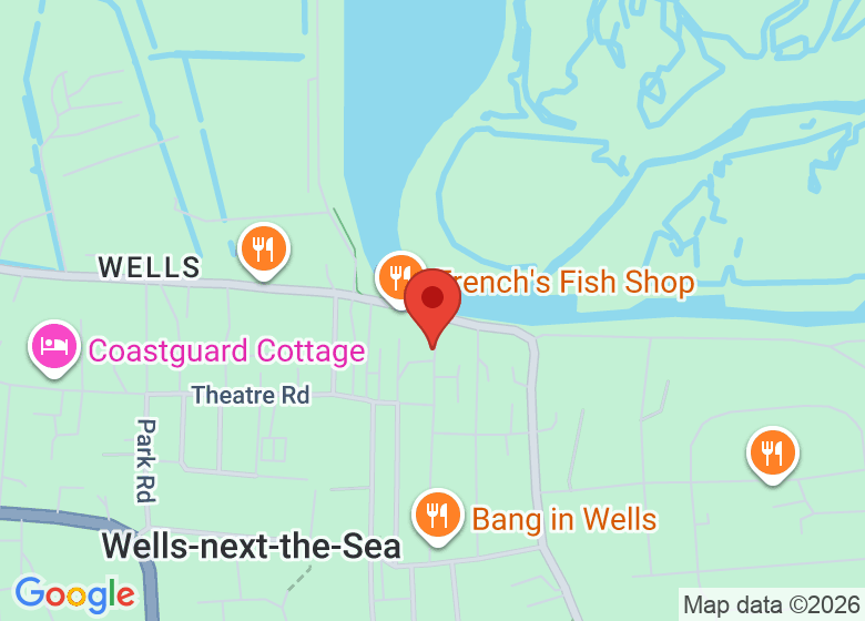 Map showing location of Wells Maltings
