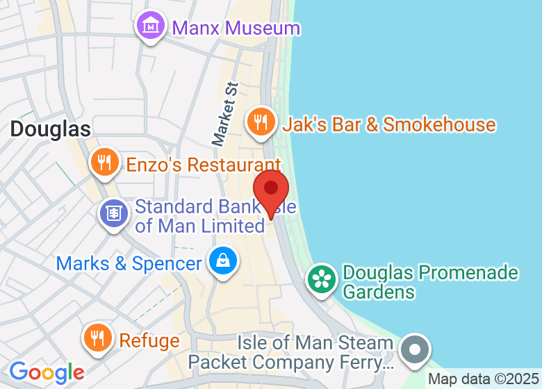 Map showing location of Promenade Methodist Church