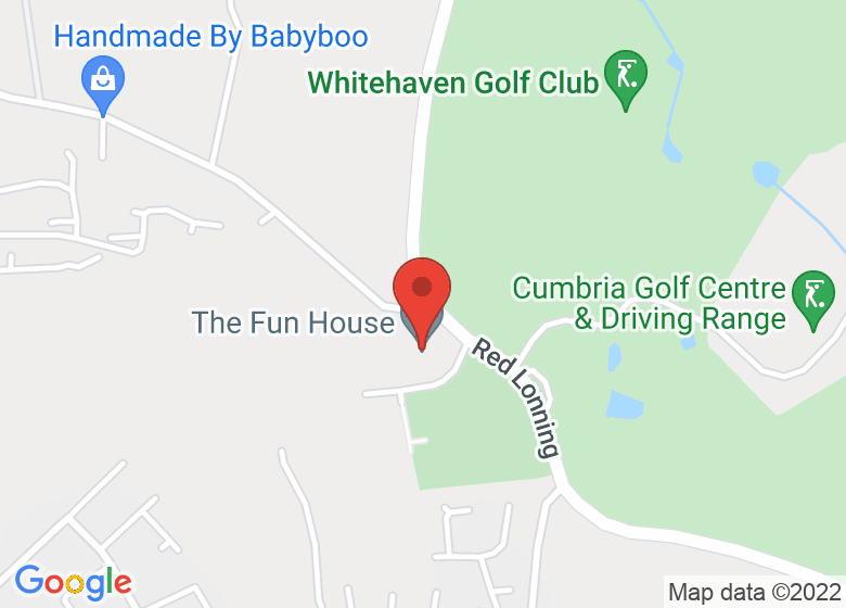 Map showing location of The Fun House