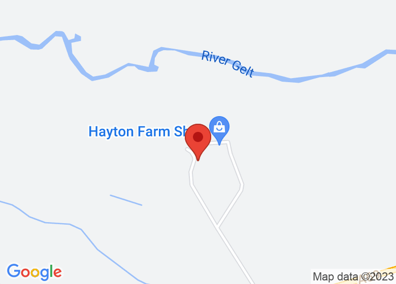 Map showing location of Hayton Swimming Pool