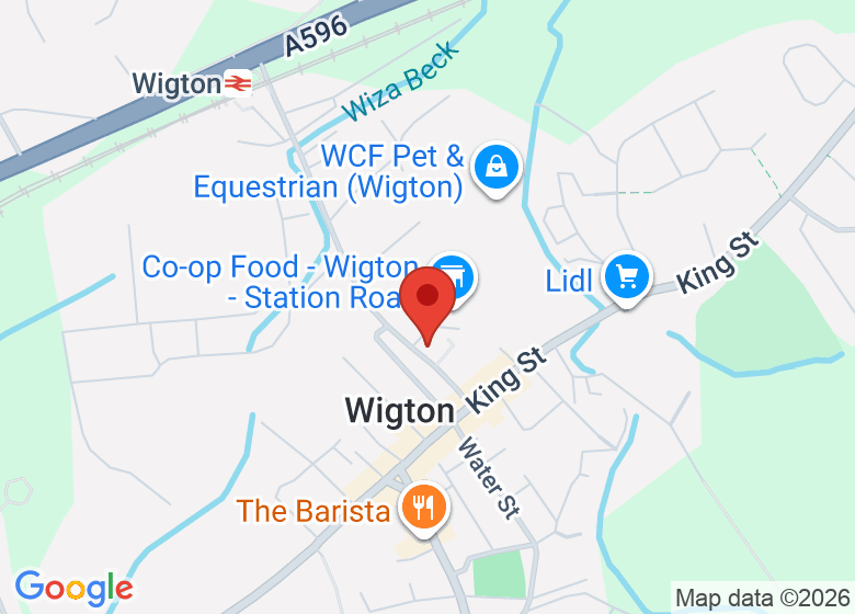 Map showing location of The John Peel Theatre