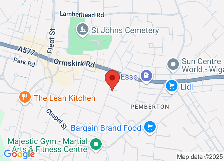 Map showing location of ABUK Play Centre Pemberton