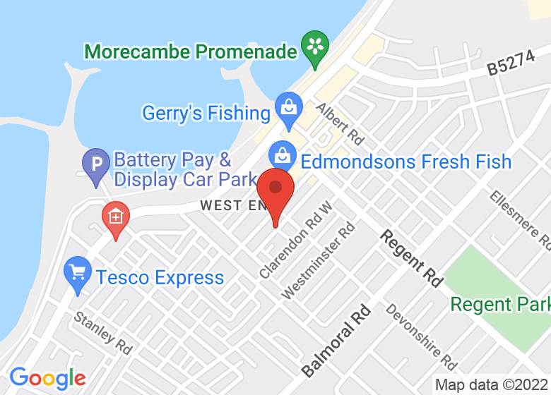 Map showing location of More Music 