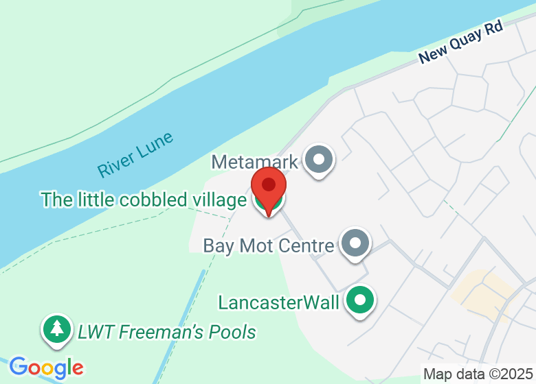 Map showing location of The little cobbled village