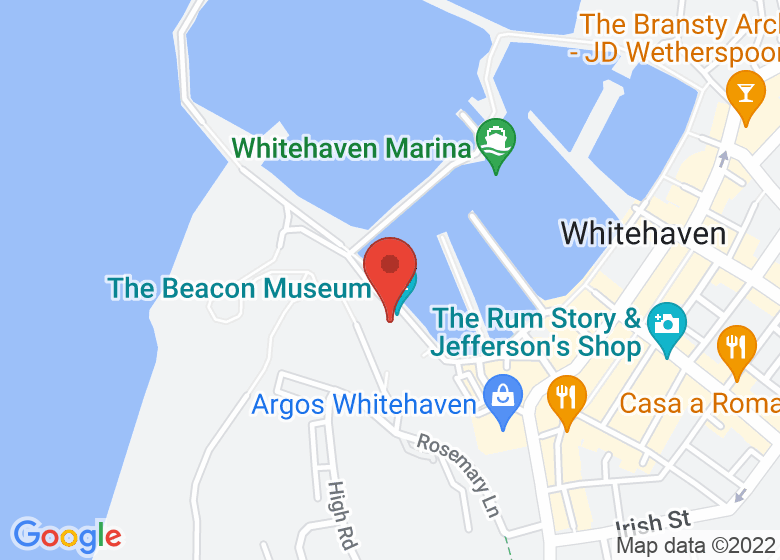 Map showing location of The Beacon Museum