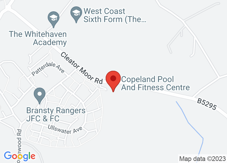 Map showing location of Copeland Pool And Fitness Centre