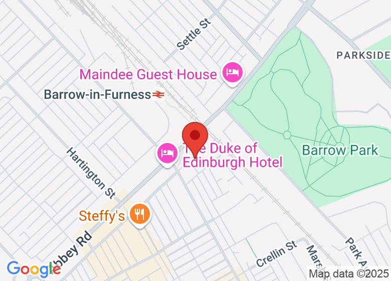 Map showing location of Little Subs